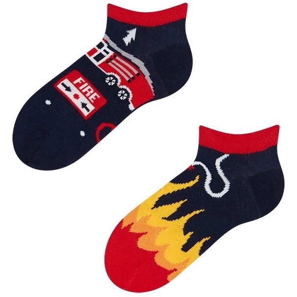 Good Mood kids low socks - FIRE FIGHTER