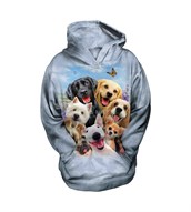 Dog Selfie child hoodie, Medium