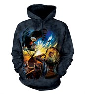 Eagle Prayer adult hoodie, Small