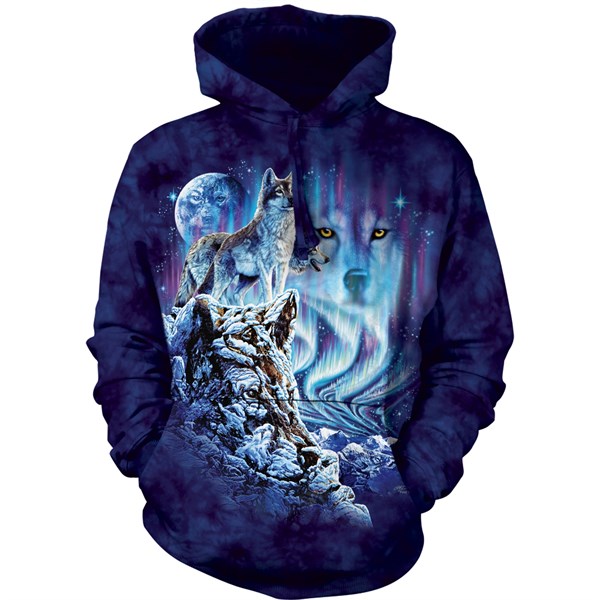 Find 10 Wolves adult hoodie