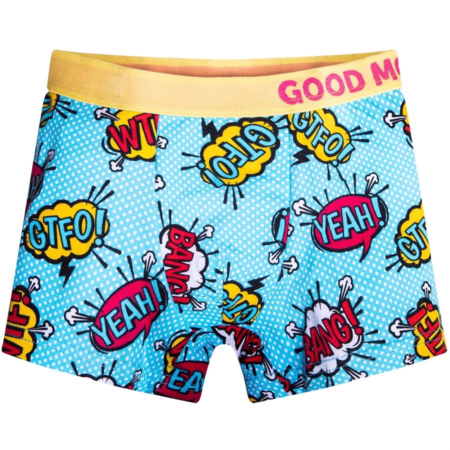 Good Mood Boys Fitted Trunks - COMICS