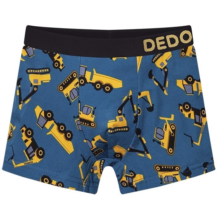 Good Mood Boys Fitted Trunks - EXCAVATOR