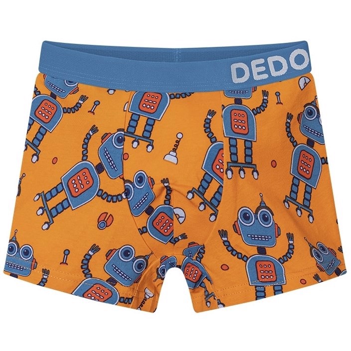 Good Mood Boys Fitted Trunks - ROBOT