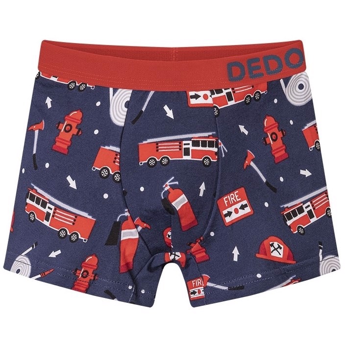 Good Mood Boys Fitted Trunks - FIREFIGHTER