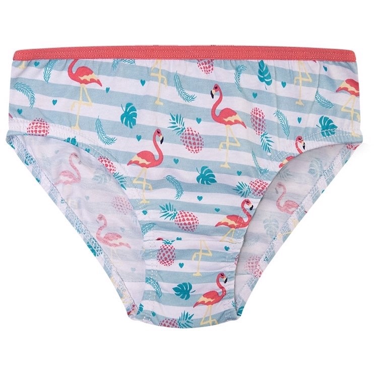Good Mood Girls Briefs - LOVE FLAMINGOS