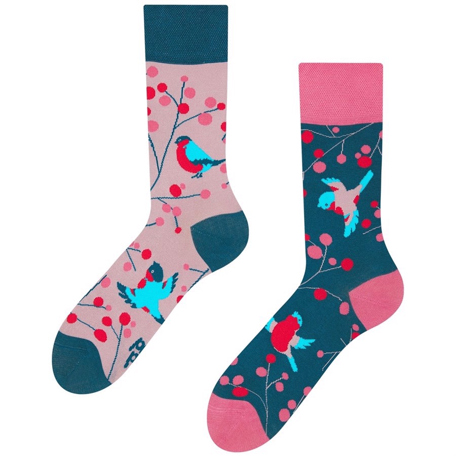 Good Mood adult bamboo socks - BIRDS & ROWAN