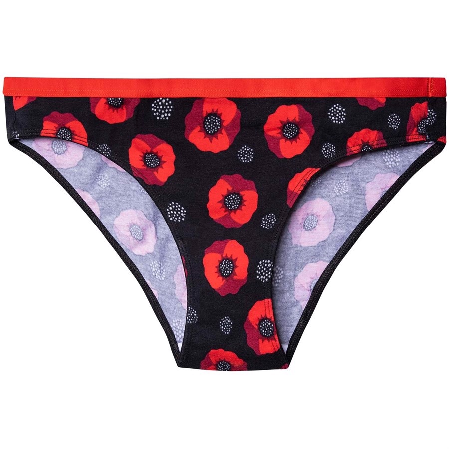 Good Mood Womens Briefs - POPPY FLOWER