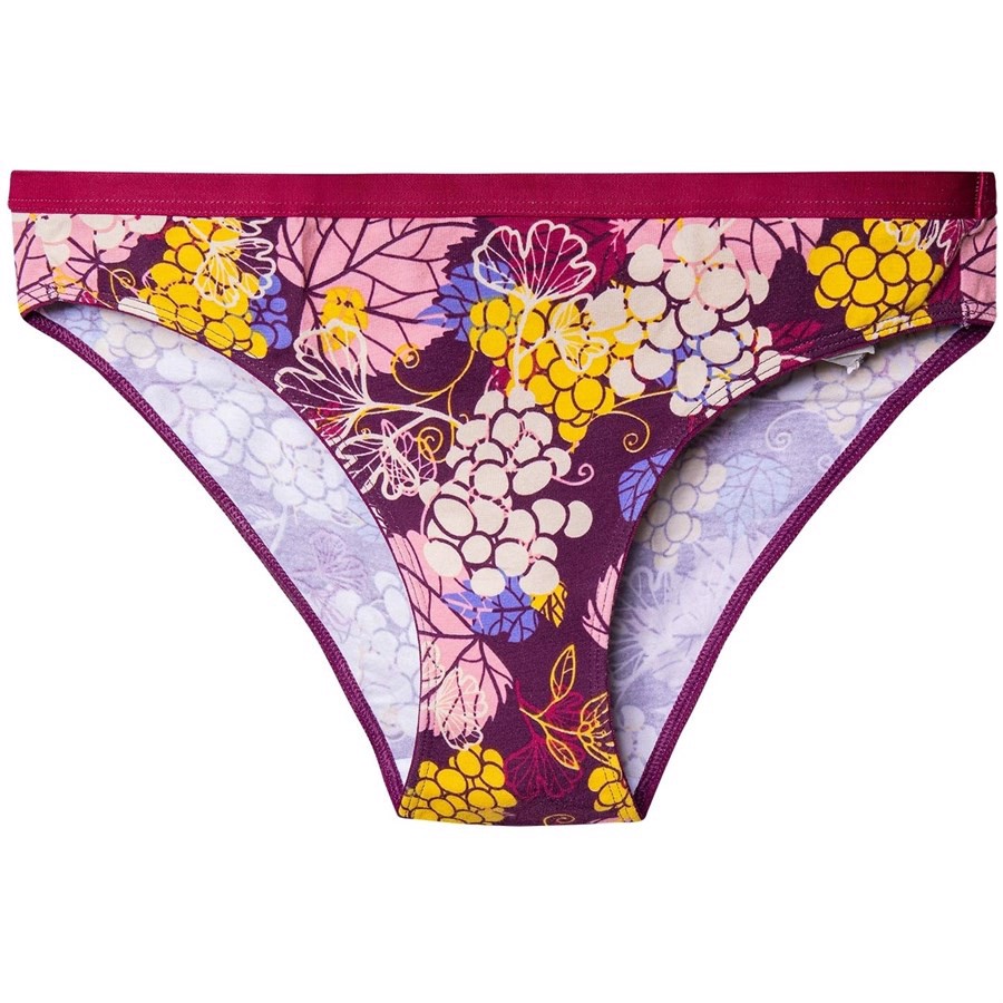 Good Mood Womens Briefs - RED WINE