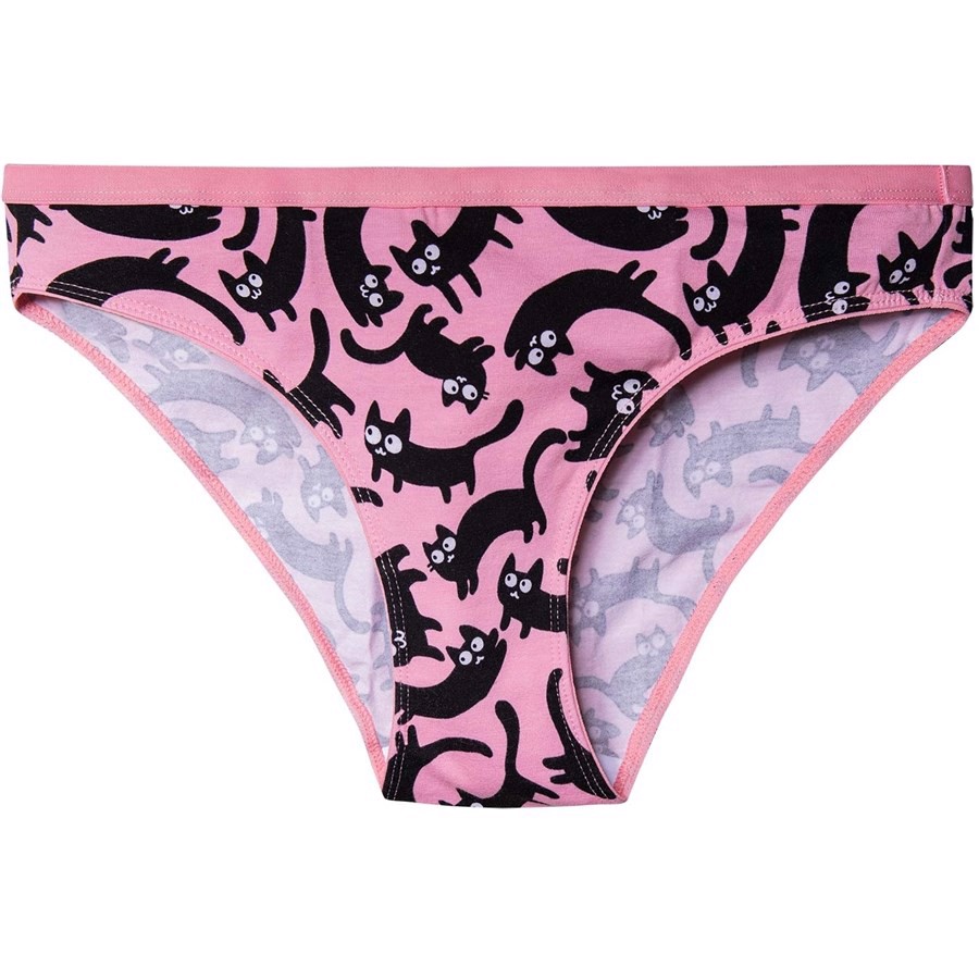 Good Mood Womens Briefs - PINK CATS