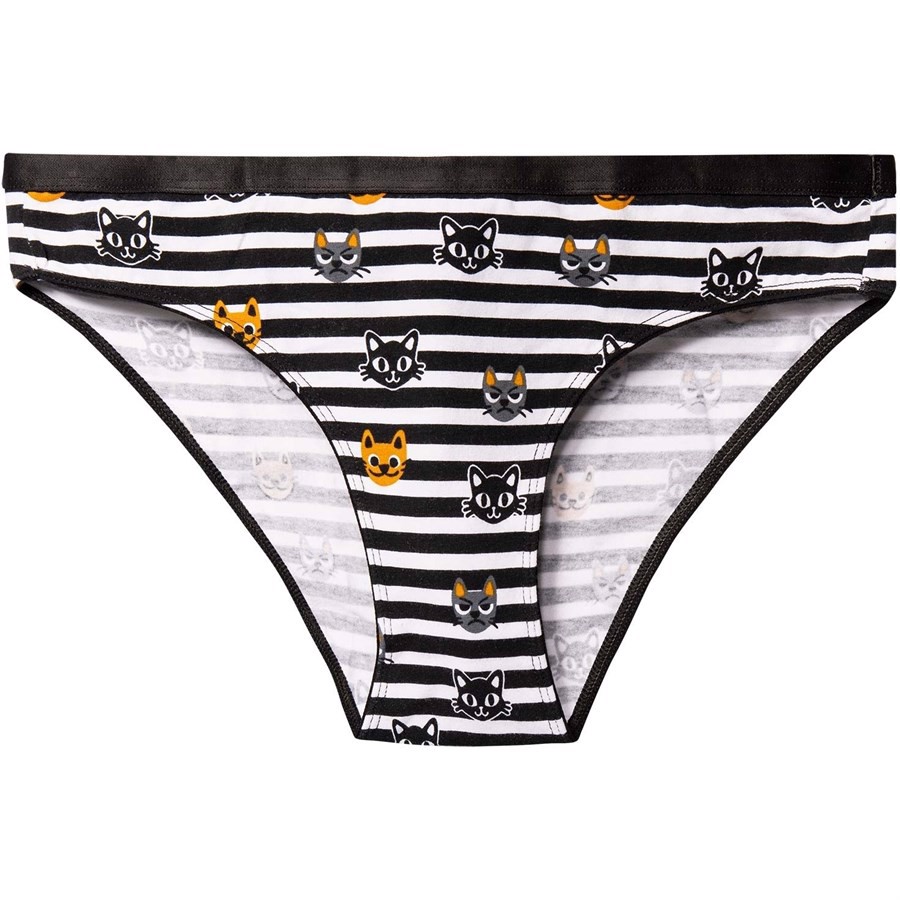 Good Mood Womens Briefs - CATS & STRIPES