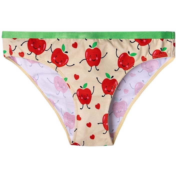 Good Mood Womens Briefs - APPLES