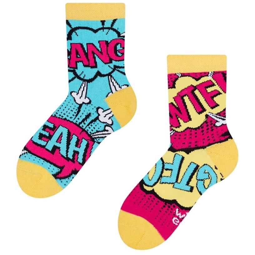 Good Mood kids socks - COMICS, size 27-30