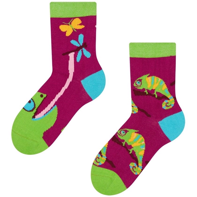 Good Mood kids socks - CHAMELEON, size 27-30
