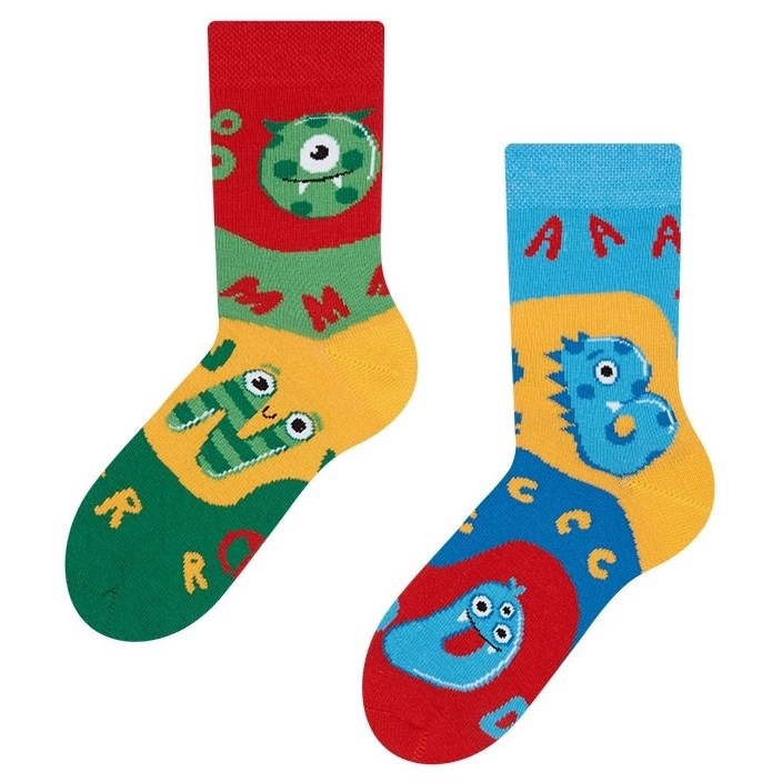 Good Mood kids socks - FIRST LETTER, size 27-30