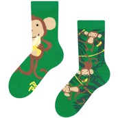 Good Mood kids socks - MONKEYS, size 23-26