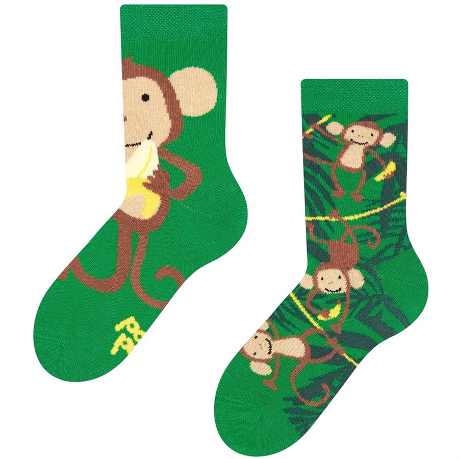 Good Mood kids socks - MONKEYS, size 27-30