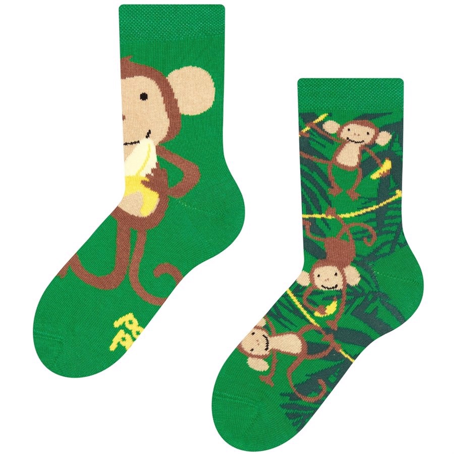 Good Mood kids socks - MONKEYS