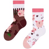 Good Mood kids socks - HAPPY PIGS, size 31-34