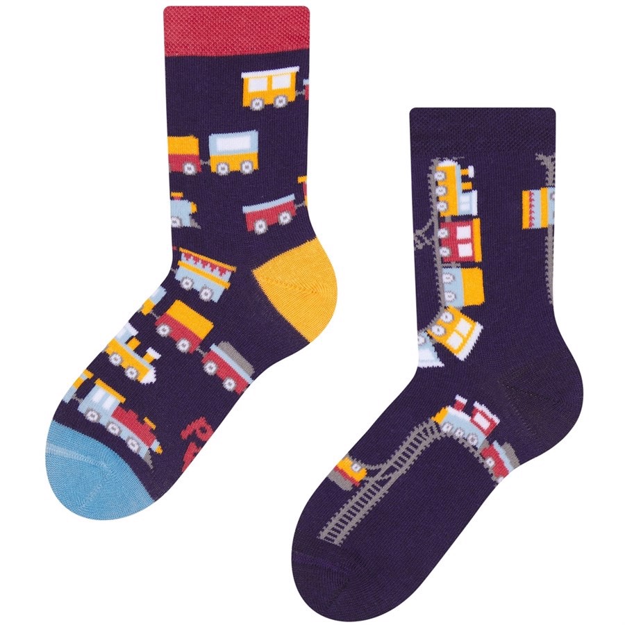 Good Mood kids socks - TRAINS, size 31-34