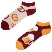 Good Mood adult low socks - BEER, size 39-42