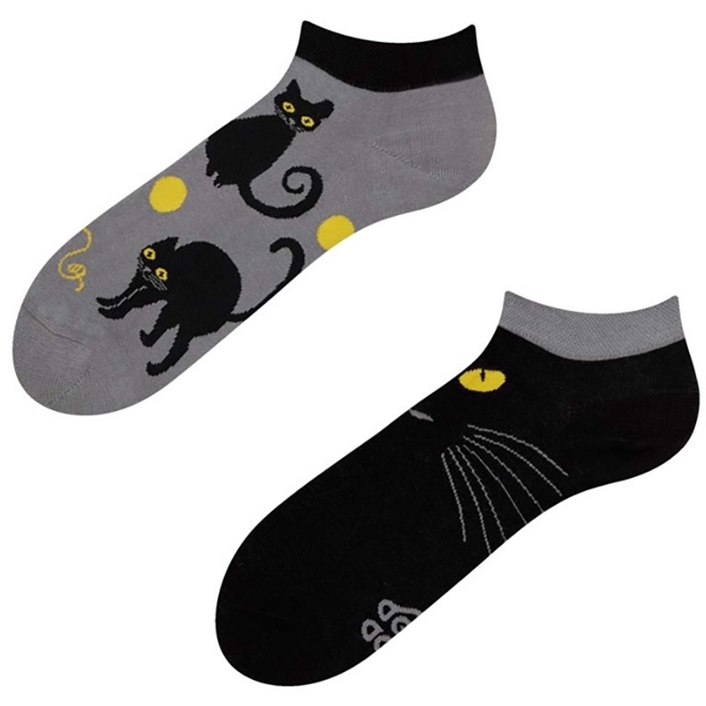 Good Mood adult low socks - CATS EYES, size 35-38