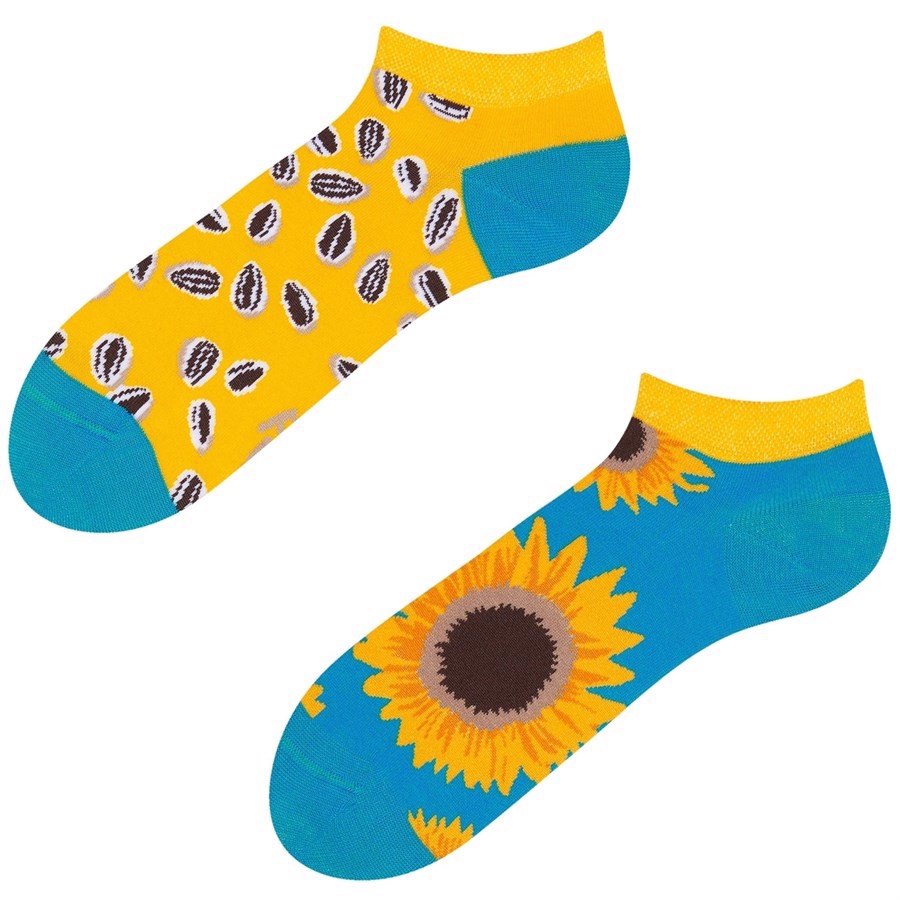 Good Mood adult low socks - SUNFLOWER