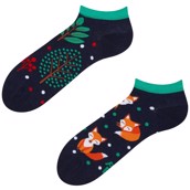 Good Mood adult low socks - RED FOX, size 39-42