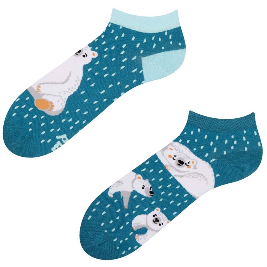 Good Mood adult low socks - POLAR BEARS