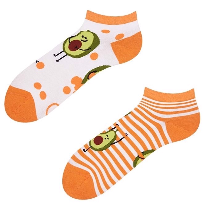 Good Mood adult low socks - FUNNY AVOCADO