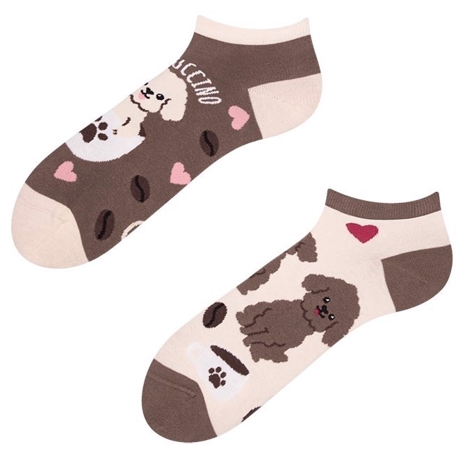 Good Mood adult low socks - PUPPUCINO, size 43-46
