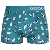 Good Mood Mens Fitted Trunks - COW