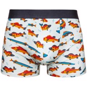 Good Mood Mens Fitted Trunks - FISHING