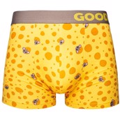 Good Mood Mens Fitted Trunks - CHEESE