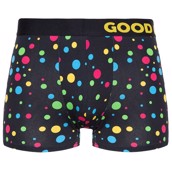 Good Mood Mens Fitted Trunks - NEON DOTS