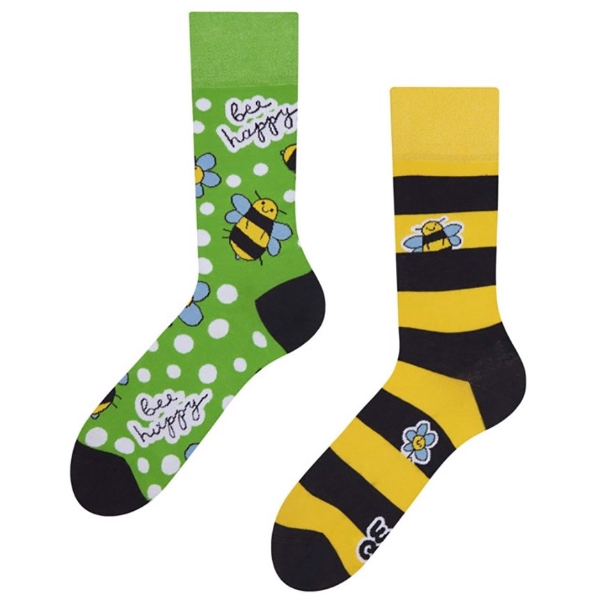 Good Mood adult socks - BEE HAPPY, size 35-38