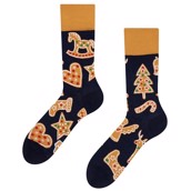Good Mood adult socks - GINGERBREAD COOKIES, size 39-42