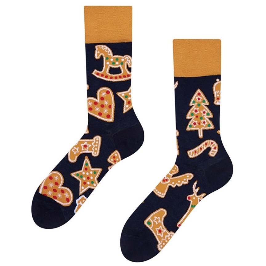 Good Mood adult socks - GINGERBREAD COOKIES