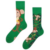 Good Mood adult socks - MONKEYS