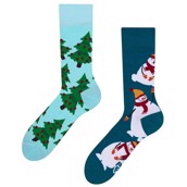 Good Mood adult socks - SNOWMAN, size 43-46