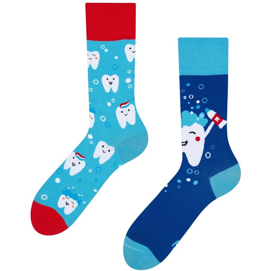 Good Mood adult socks - CLEAN TEETH, size 35-38