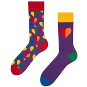 Good Mood adult socks - RAINBOW HEARTS