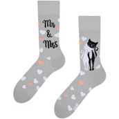 Good Mood adult socks - WEDDING CATS, size 39-42