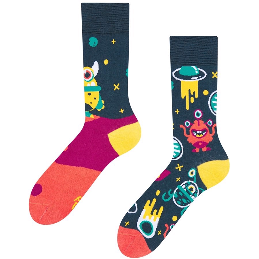Good Mood adult socks - ALIENS, size 43-46