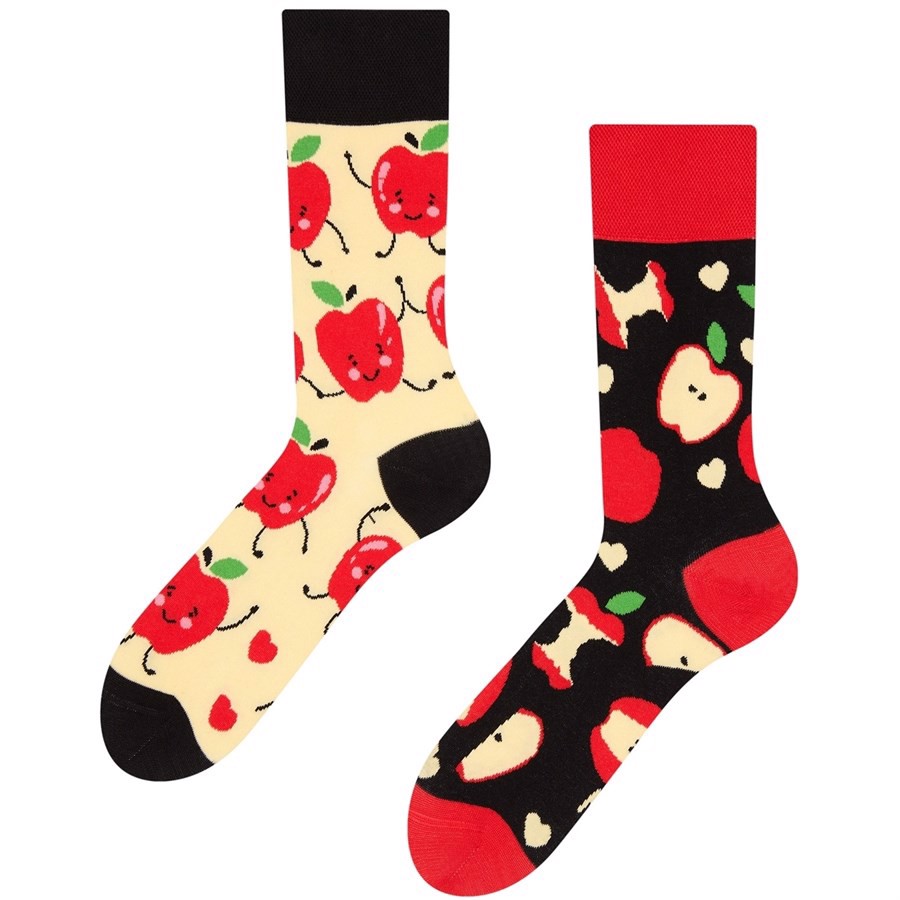 Good Mood adult socks - APPLES