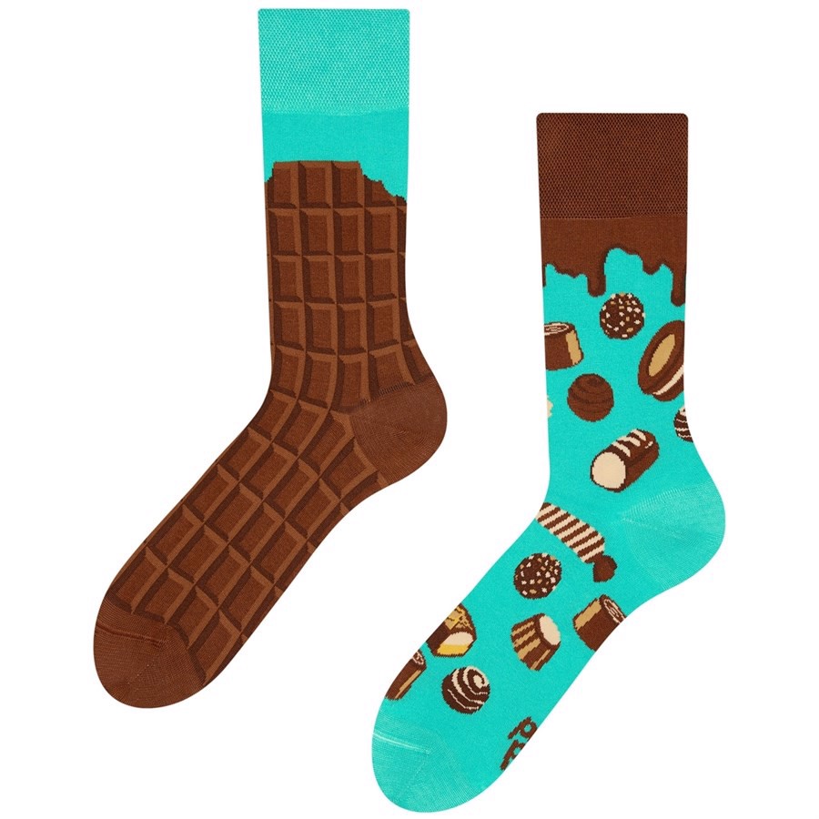 Good Mood adult socks - CHOCOLATE, size 35-38