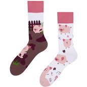 Good Mood adult socks - HAPPY PIGS, size 43-46