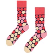 Good Mood adult socks - PINK HONEY COMB