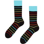 Good Mood adult socks - NEON STRIPES