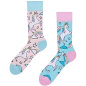 Good Mood adult socks - RAINBOW UNICORN, size 35-38