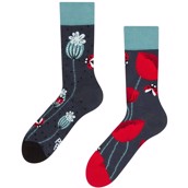 Good Mood adult socks - LADYBUGS/POPPY